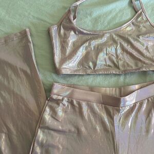 Iridescent Women's rave set